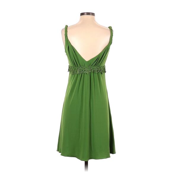 Laundry by Shelli Segal Green Webb Whimysgoth Cottage Croquette Y2k Dress Sz 2 - Picture 2 of 2